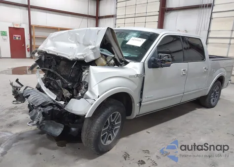 2012 Ford F-150 Platinum из США, поврежденный, VIN 1FTFW1ET0CFA80841